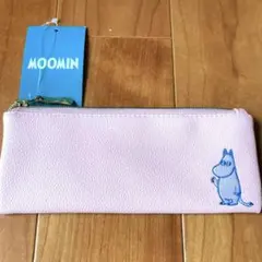 新品　ムーミン 刺繍ペンポーチ ペンケース ハロー スモールプラネット ピンク