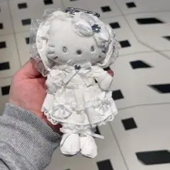 HELLO KITTY Sanrio バッグチャーム キーホルダー ホワイト