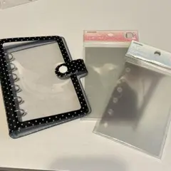 MERINGメリング シールバインダー piano 黒 A7 ドット シール台紙