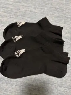 adidas アンクルソックス 3足セット ブラックのサムネイル