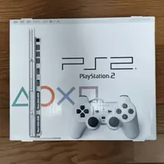 【箱と説明書付】SONY薄型PlayStation2 ホワイト 本体　備品付き