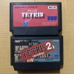 テトリス　テトリス２＋ボンブリス　ファミコン２本セット