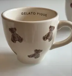 ジェラートピケ カフェボウル ベア ベージュ ジェラピケ 激レア - メルカリ
