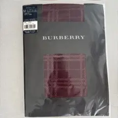 BURBERRY チェック柄 ストッキング M-L