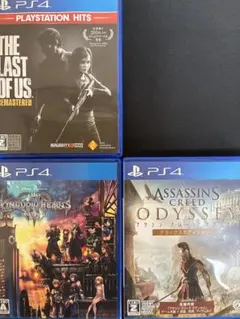 【まとめ売り特価】PS4 ソフト 3本セット