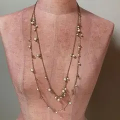 any sis★コットンパール コスチュームジュエリーネックレス
