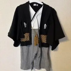 お祭り用　PUFF 2 KIDS 和風ロンパース 98のサムネイル