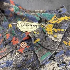 90s Vintage アート 総柄 シャツ
