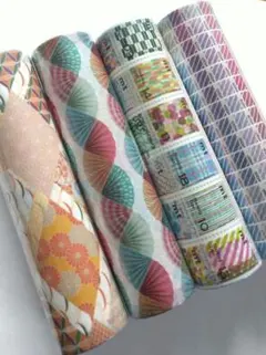 【まとめ売り】mt wrap 切手 和柄　4本