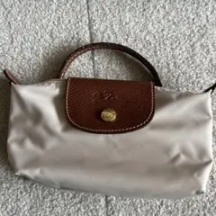 LONGCHAMP ベージュ ハンドバッグ