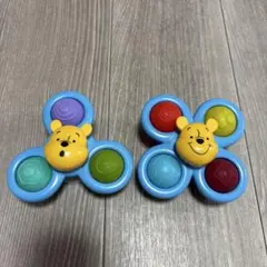 プッシュポンつきスピナーセット くまのプーさん トイザらス限定　1歳　おもちゃのサムネイル