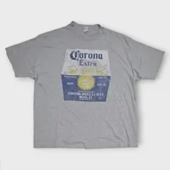 Corona Extra コロナビールt 企業ロゴ ビンテージ加工 公式 2XL
