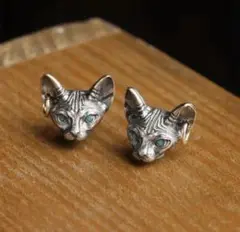 猫モチーフ ピアス