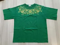 【チチカカ】花プクプリントTシャツのサムネイル