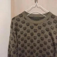 MCM セーター　ロゴ　ニット