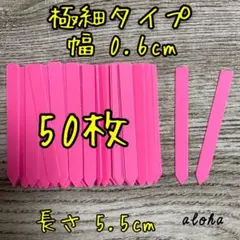 ピンク　50枚 多肉植物 アガベ サボテンに◎ 園芸用 ラベル ネームラベルのサムネイル