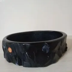 那智黒 水盤 花器 いけばな 那智黒 水盤 花器 生花 華道 那智石 工芸品 水鉢 水盆 - メルカリ