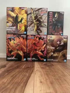 NARUTOフィギュア ナルト ミナト 九尾 我愛羅 デイダラ6体セット
