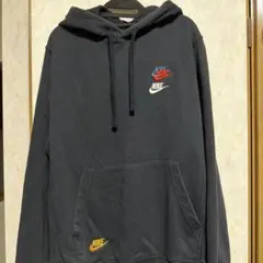 NIKE プルオーバーパーカー ブラック M