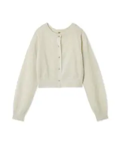 ラメシアーニットカーディガン/ハンドウォッシャブル リリーブラウン