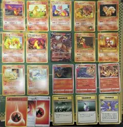 ポケモンカード　炎タイプ21枚セット