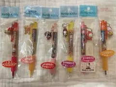 【未使用】ハローキティ　ご当地シャープペン・ボールペン　6本セット