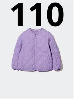 ユニクロ　キッズ　ウォームパデッドウォッシャブルジャケット　110