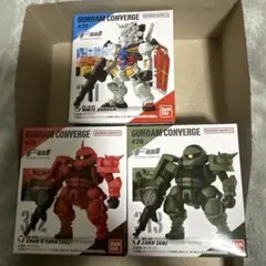 FW GUNDAM CONVERGE #28 　白いガンダム　ザク　3種セット①
