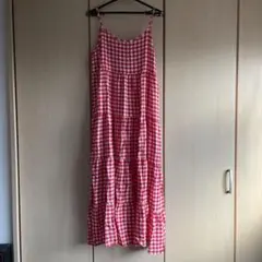 【サンキ】ギンガムチェックワンピース