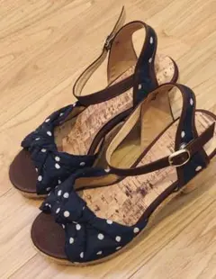 リボンドット　サンダル