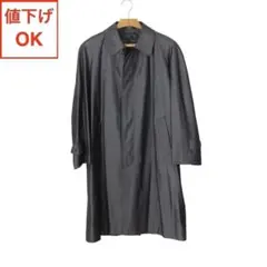 05【極美品】DAKS ダックス ステンカラーコート A3 メンズ S M 絹混のサムネイル