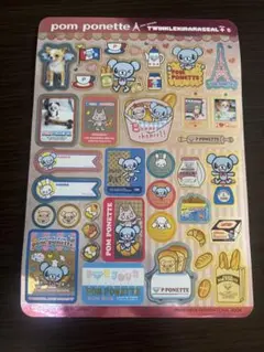 ポンポネット キャラクターシール 2004年製