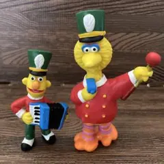 セサミストリート PVCフィギュア2体 ヴィンテージ