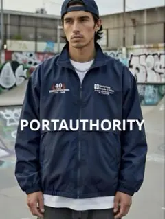 PORTAUTHORITY 企業ロゴ ウォームアップブルゾン