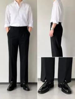 marka スラックス ブラック　メンズ　パンツ　黒のサムネイル