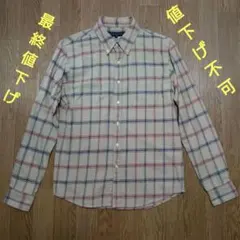 SHIPS GENERAL SUPPLY チェック ネルシャツ 未使用 美品