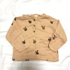 STUDIO BOHEME リンゴ柄 blouse 24m
