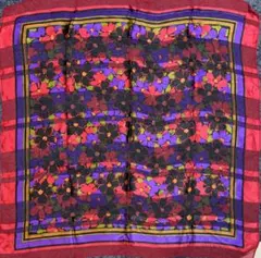 Givenchy 花柄 シルクスカーフ