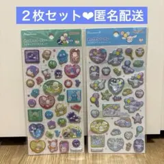 ポップデコパーティー　ラメきらクリスタルシール　サンリオ　はぴだんぶい