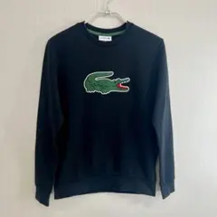 LACOSTE ビッグワニロゴ スウェット 黒 FR3 M相当のサムネイル