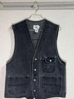 Calvin Klein Jeans ブラック ベスト L