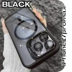 【iPhone17promax・ブラック】クリアケース