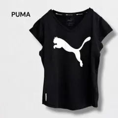 プーマ Tシャツ 半袖 Vネック ビッグロゴ スポーツウェア ドライ 吸水速乾のサムネイル