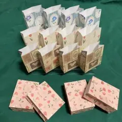 ミニ紙袋 ギフトバッグ ラッピング おすそ分け ハンドメイド - メルカリ