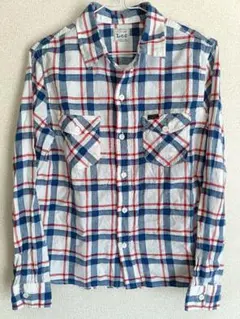 Lee（リー）チェック柄 ワークシャツ 長袖 Mサイズ