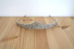 ラインストーン ティアラ ウェディング ヘッドドレス