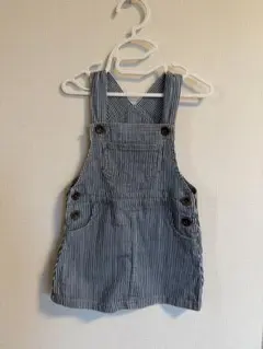 ストライプオーバーオール 90サイズ