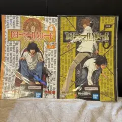 一番くじ DEATH NOTE F賞 クリアポスター 2巻 5巻 セット