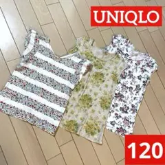 ユニクロ　女の子　トップス　【120】　花柄　ローラアシュレイ　リバティロンドンのサムネイル