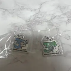 ポケモン30周年　メタルチャームマスコット　フシギダネ　カメックス